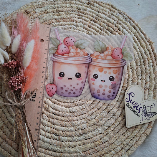 Bügelbild, Bubble Tea