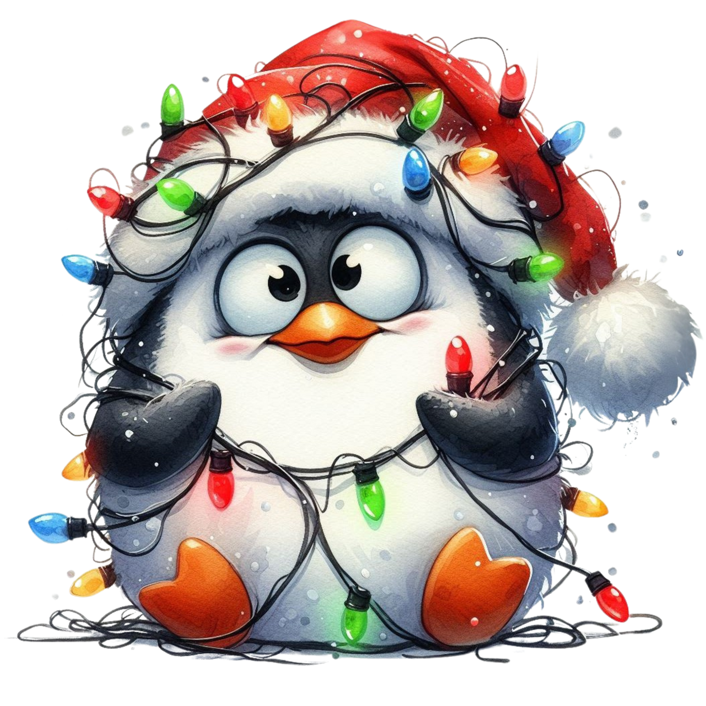 lustige Weihnachtstiere, Weihnachten, Lichterkette, Tiere, funny #10