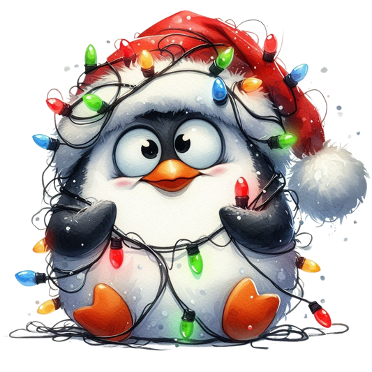 lustige Weihnachtstiere, Weihnachten, Lichterkette, Tiere, funny #10