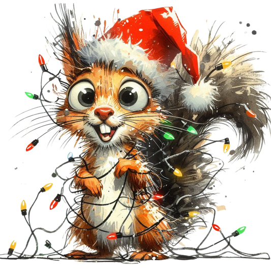 lustige Weihnachtstiere, Weihnachten, Lichterkette, Tiere, funny #13