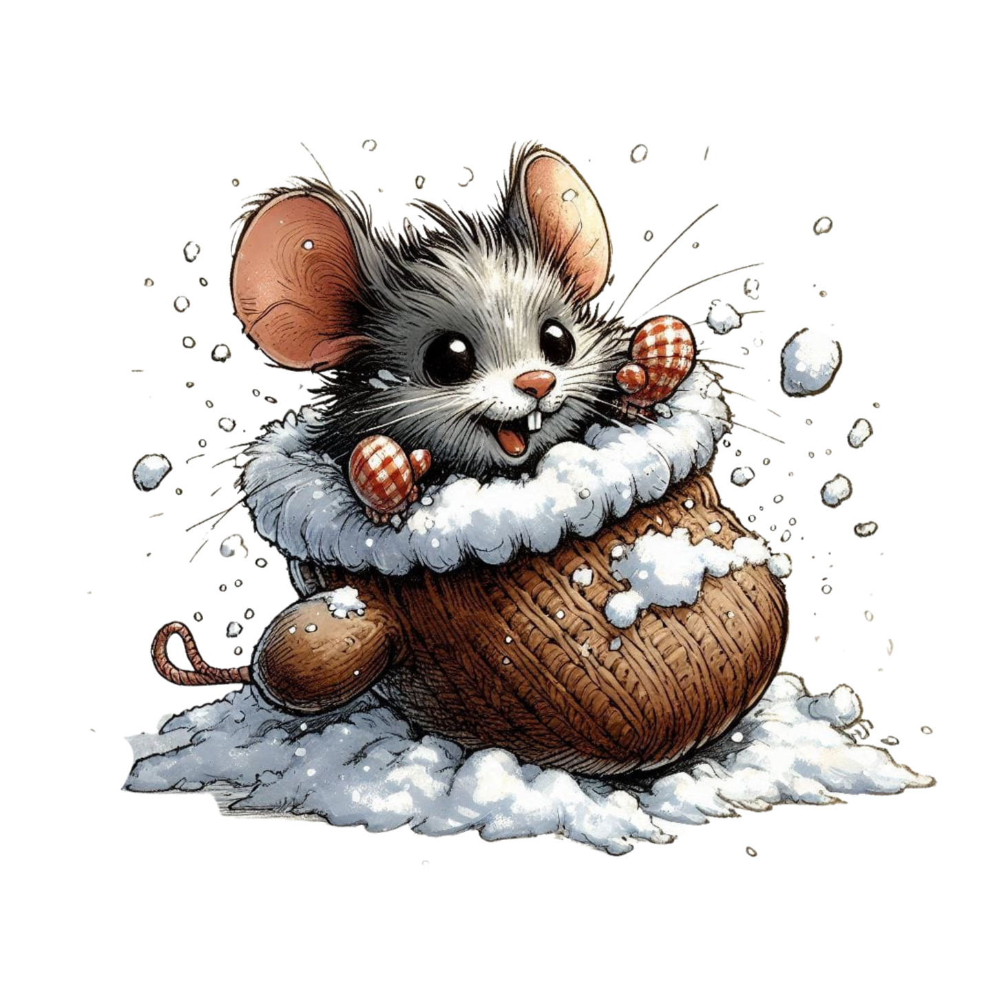 Schneetiere, niedlich, Schnee, Winter #12