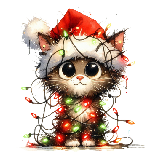 lustige Weihnachtstiere, Weihnachten, Lichterkette, Tiere, funny #17