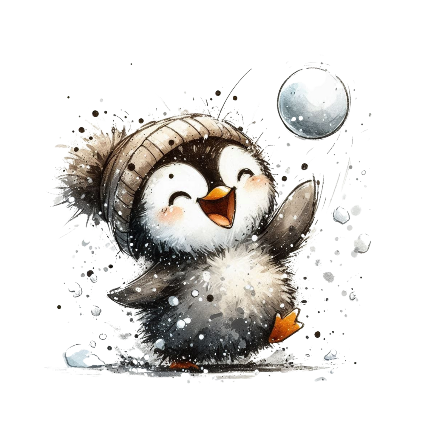 Schneetiere, niedlich, Schnee, Winter #14