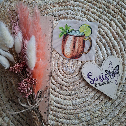 Bügelbild, Cocktail, Moscow Mule