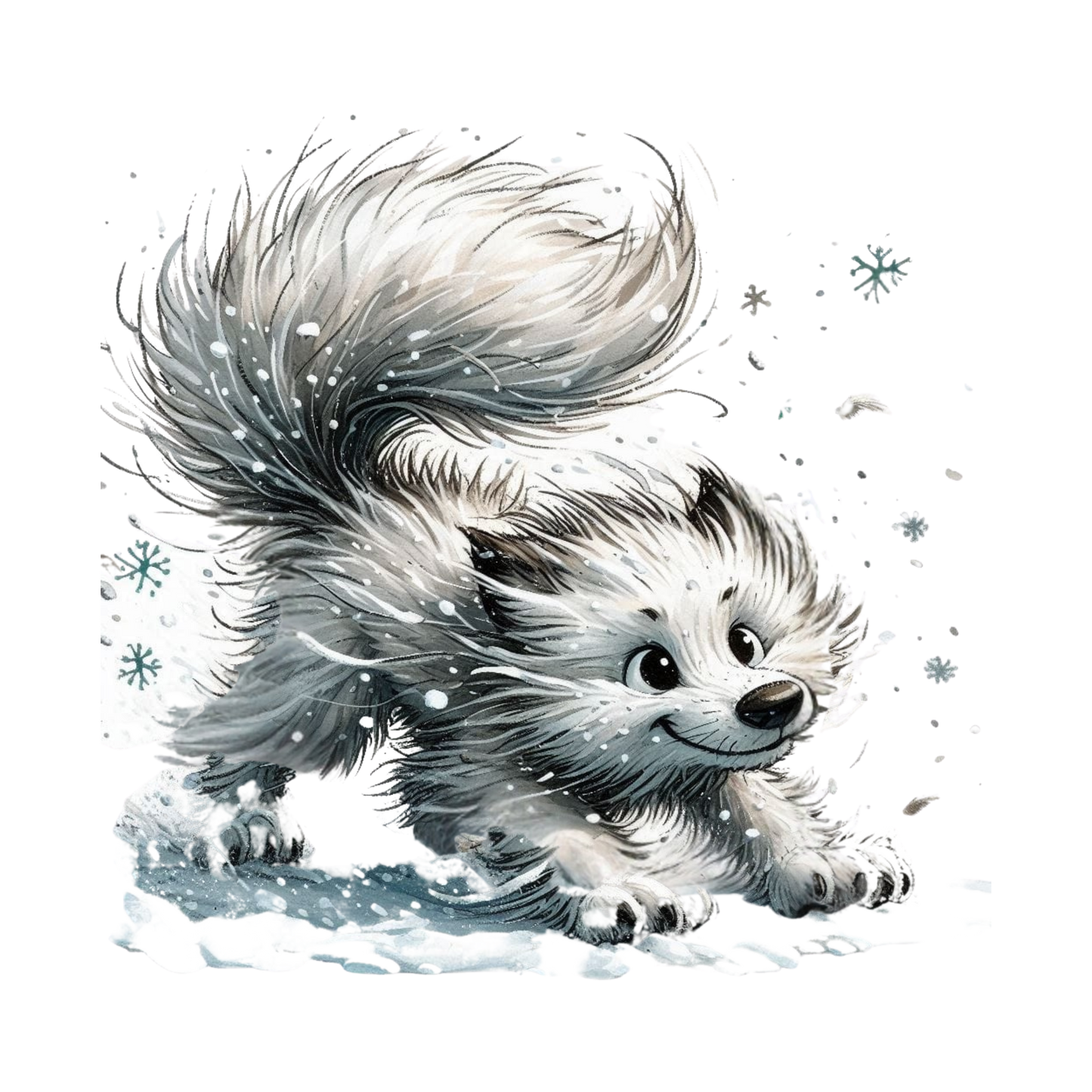 Schneetiere, niedlich, Schnee, Winter #3