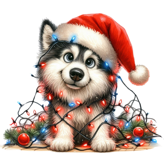 lustige Weihnachtstiere, Weihnachten, Lichterkette, Tiere, funny #3