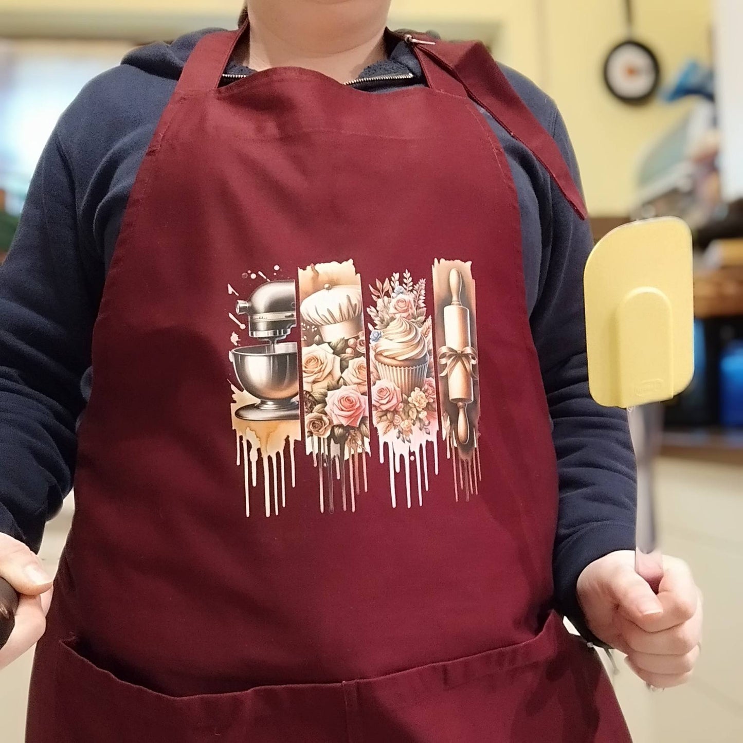 Bügelbild, Streifen, Kochen, Backen, Nudelholz, Küchenmaschine, Cupcake