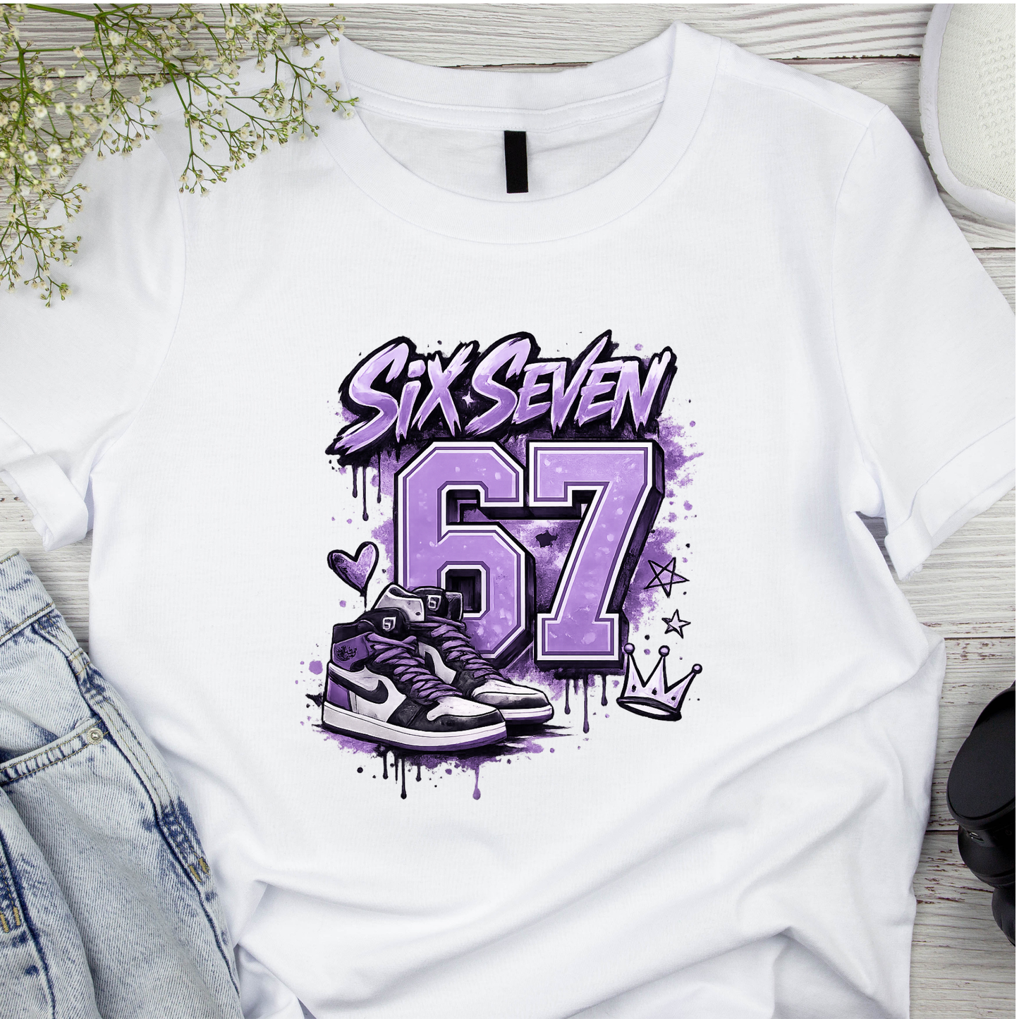 Bügelbild SixSeven, 67, bunt, farbig, cool #10