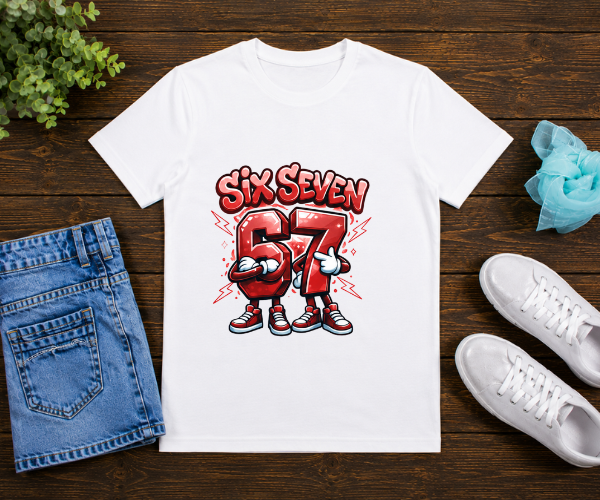 Bügelbild SixSeven, 67, bunt, farbig, cool #2