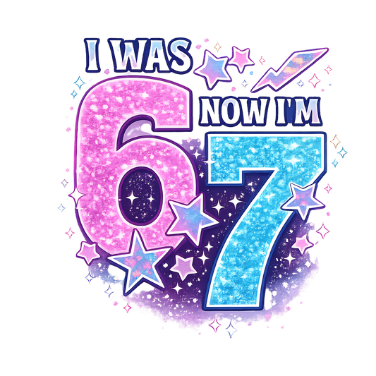 Bügelbild SixSeven, 67, bunt, farbig, cool #16