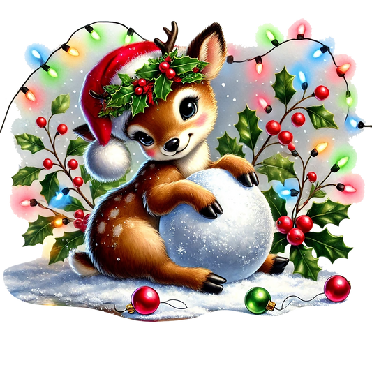 Rentier; Weihnachten; Schneemann; Winter; Schnee #4