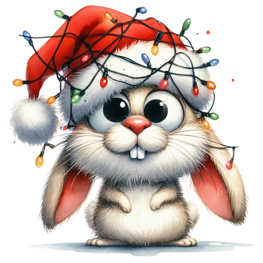 lustige Weihnachtstiere, Weihnachten, Lichterkette, Tiere, funny #6