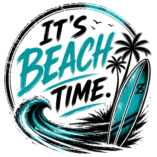 Beachtime, Surfbrett, Wellen, It´s Beachtime, türkis, Sommer