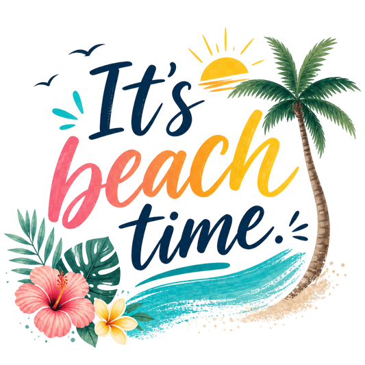 Beachtime, Surfbrett, Wellen, It´s Beachtime, bunt, Sommer