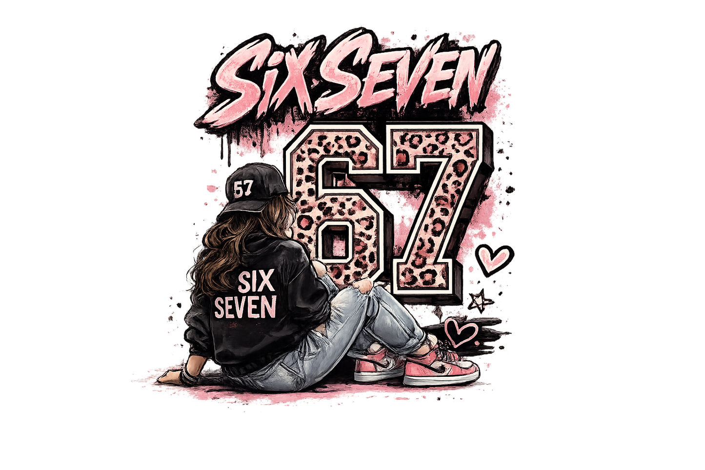 Bügelbild SixSeven, 67, bunt, farbig, cool #5