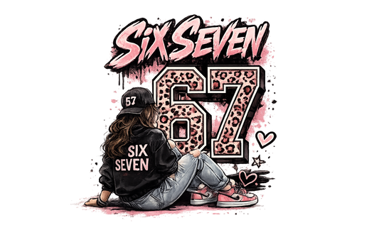 Bügelbild SixSeven, 67, bunt, farbig, cool #5