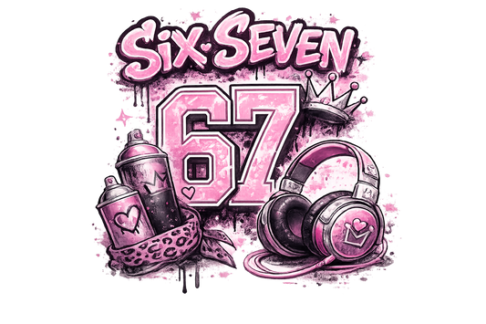 Bügelbild SixSeven, 67, bunt, farbig, cool #4