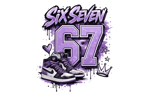 Bügelbild SixSeven, 67, bunt, farbig, cool #10