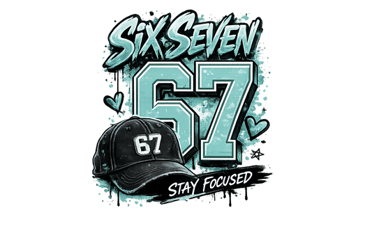 Bügelbild SixSeven, 67, bunt, farbig, cool #3
