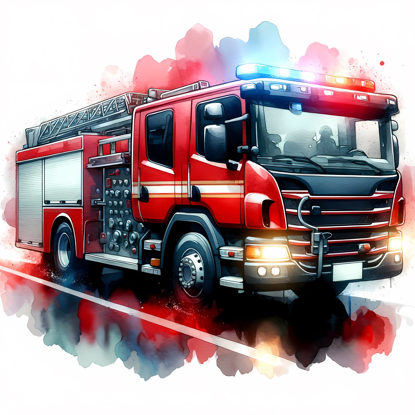 Feuerwehr, bunt, Jungs, Fahrzeuge #12