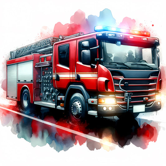 Feuerwehr, bunt, Jungs, Fahrzeuge #12
