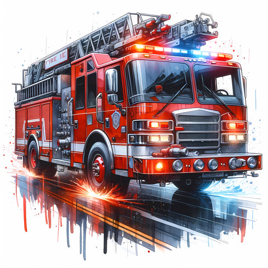 Feuerwehr, bunt, Jungs, Fahrzeuge #6