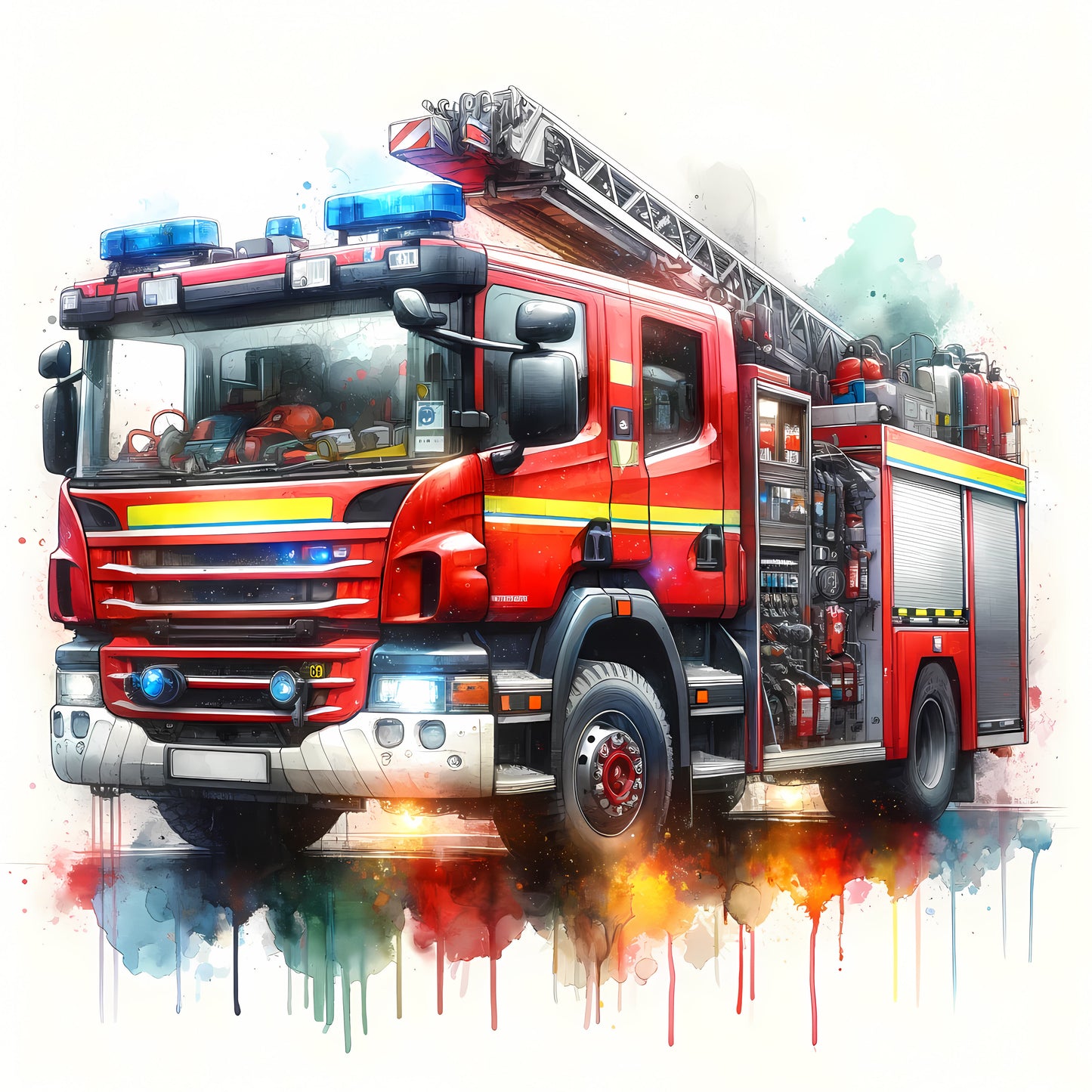 Feuerwehr, bunt, Jungs, Fahrzeuge #9