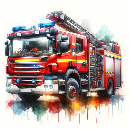 Feuerwehr, bunt, Jungs, Fahrzeuge #9