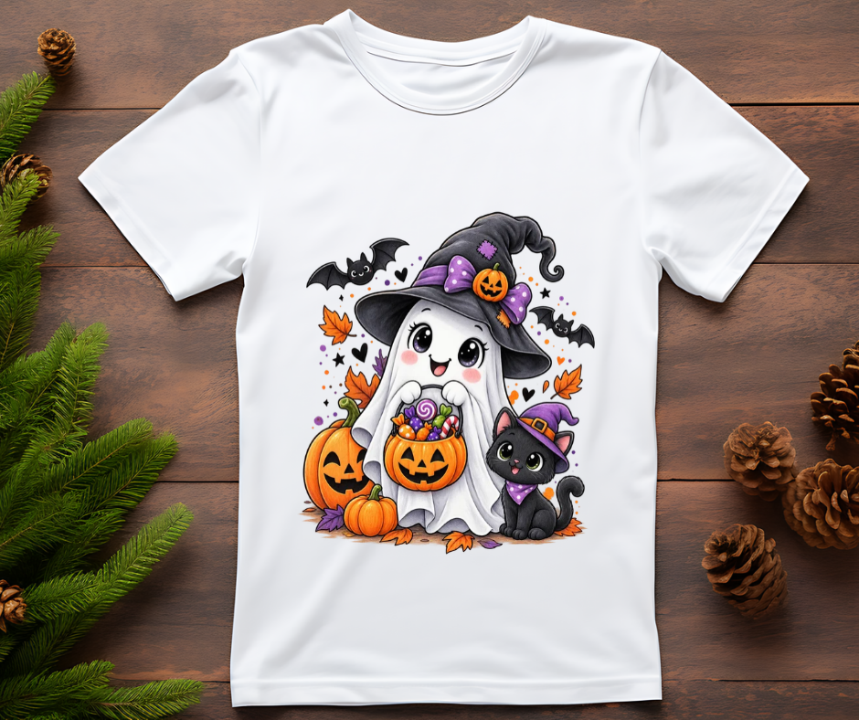 Bügelbild Halloween Geist #1
