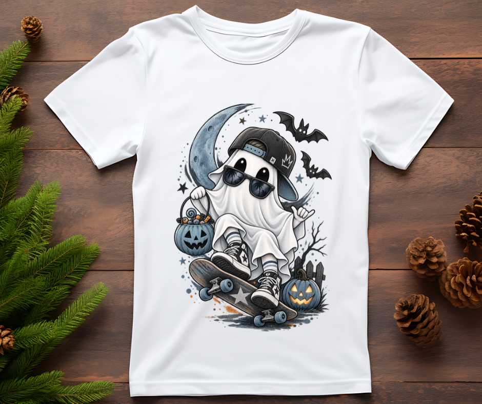 Bügelbild Halloween Geist #3