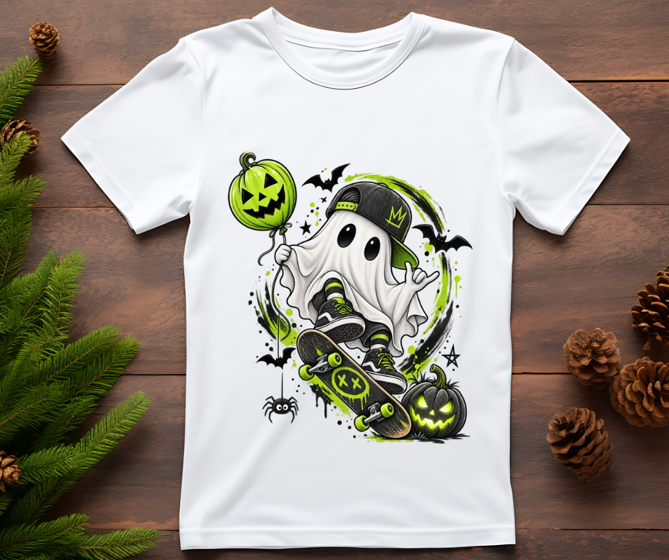 Bügelbild Halloween Geist #4