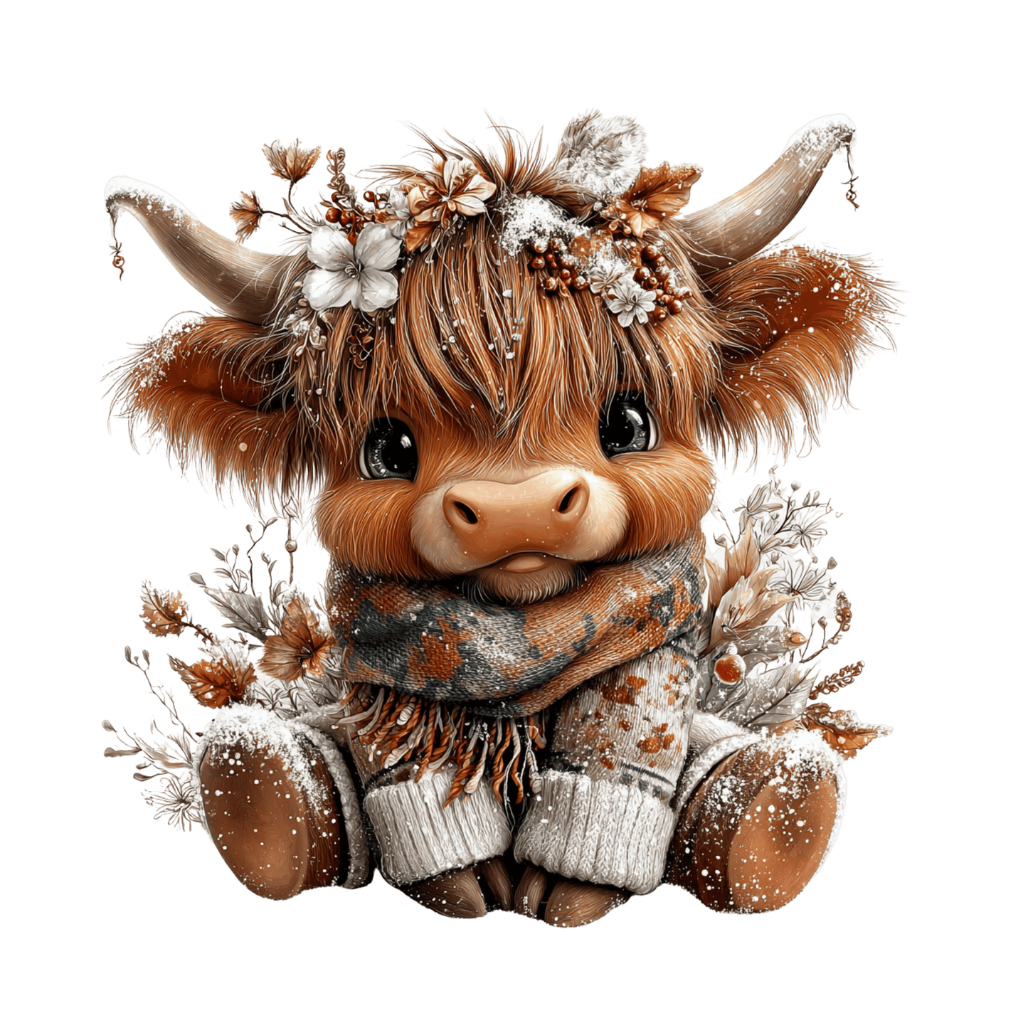 Highland Kuh, Winter Weihnachten #9