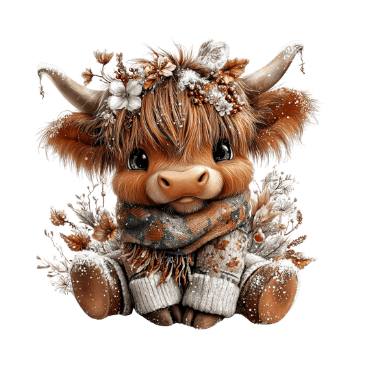 Highland Kuh, Winter Weihnachten #9