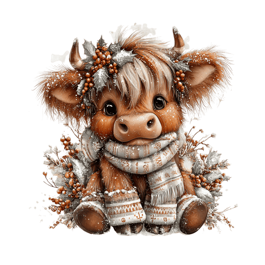 Highland Kuh, Winter Weihnachten #10