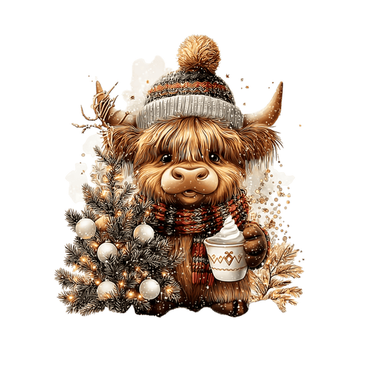 Highland Kuh, Winter Weihnachten #3