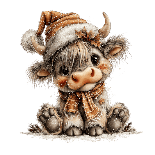 Highland Kuh, Winter Weihnachten #5