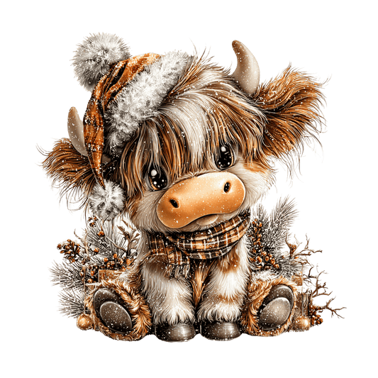 Highland Kuh, Winter Weihnachten #6