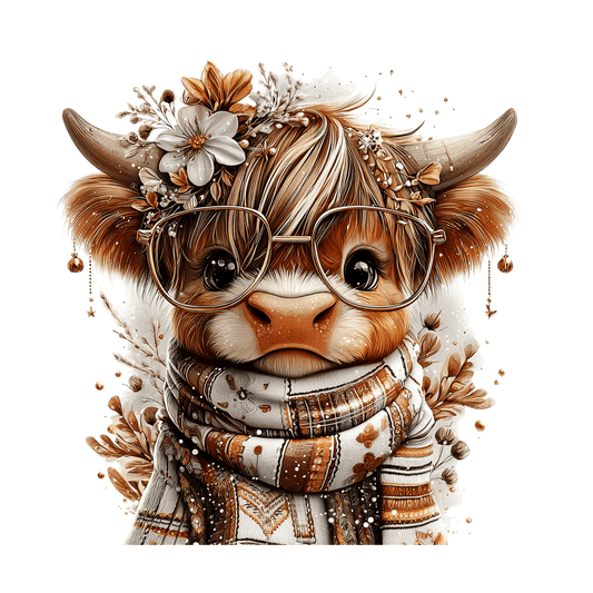 Highland Kuh, Winter Weihnachten #8