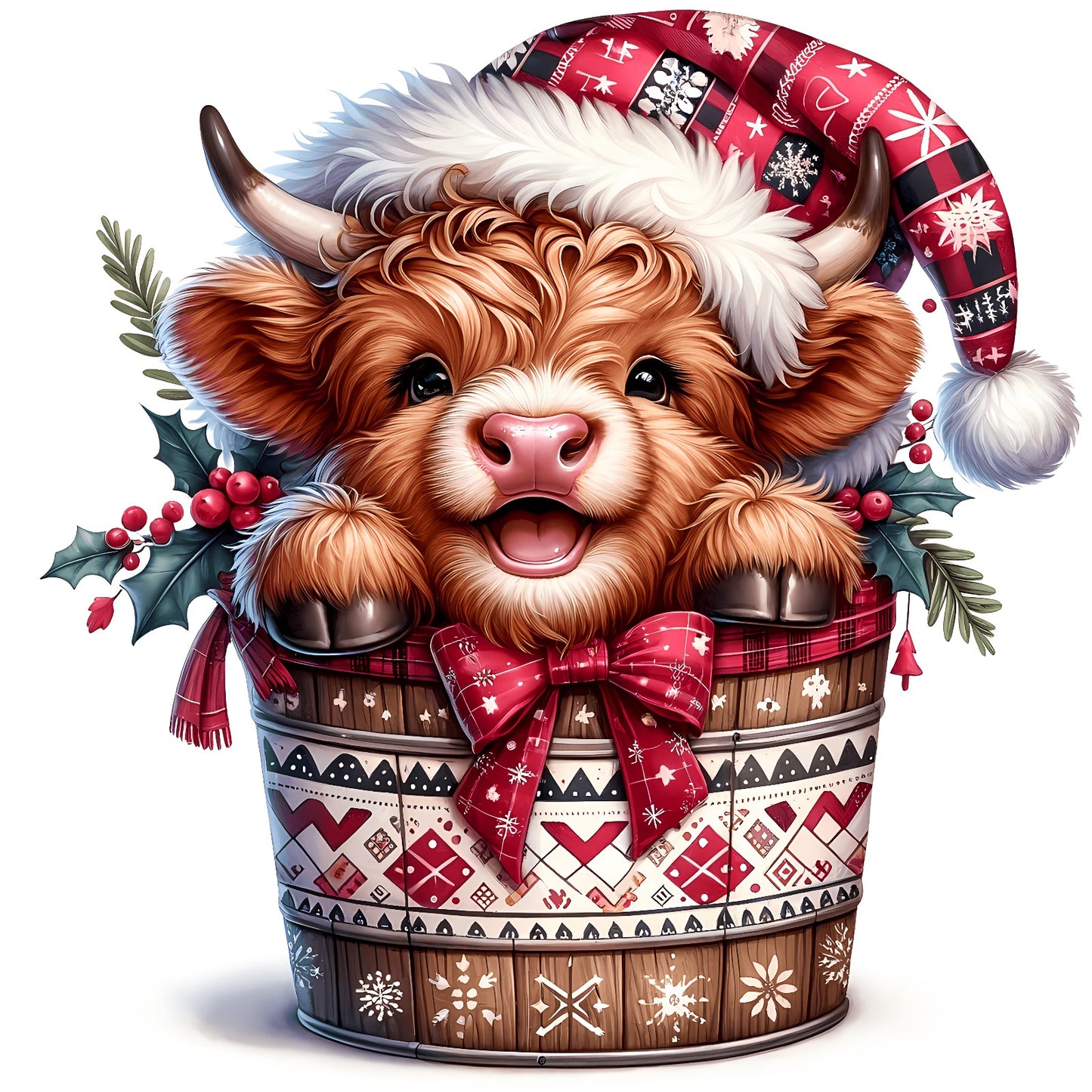 Weihnachtstiere Kuh#2