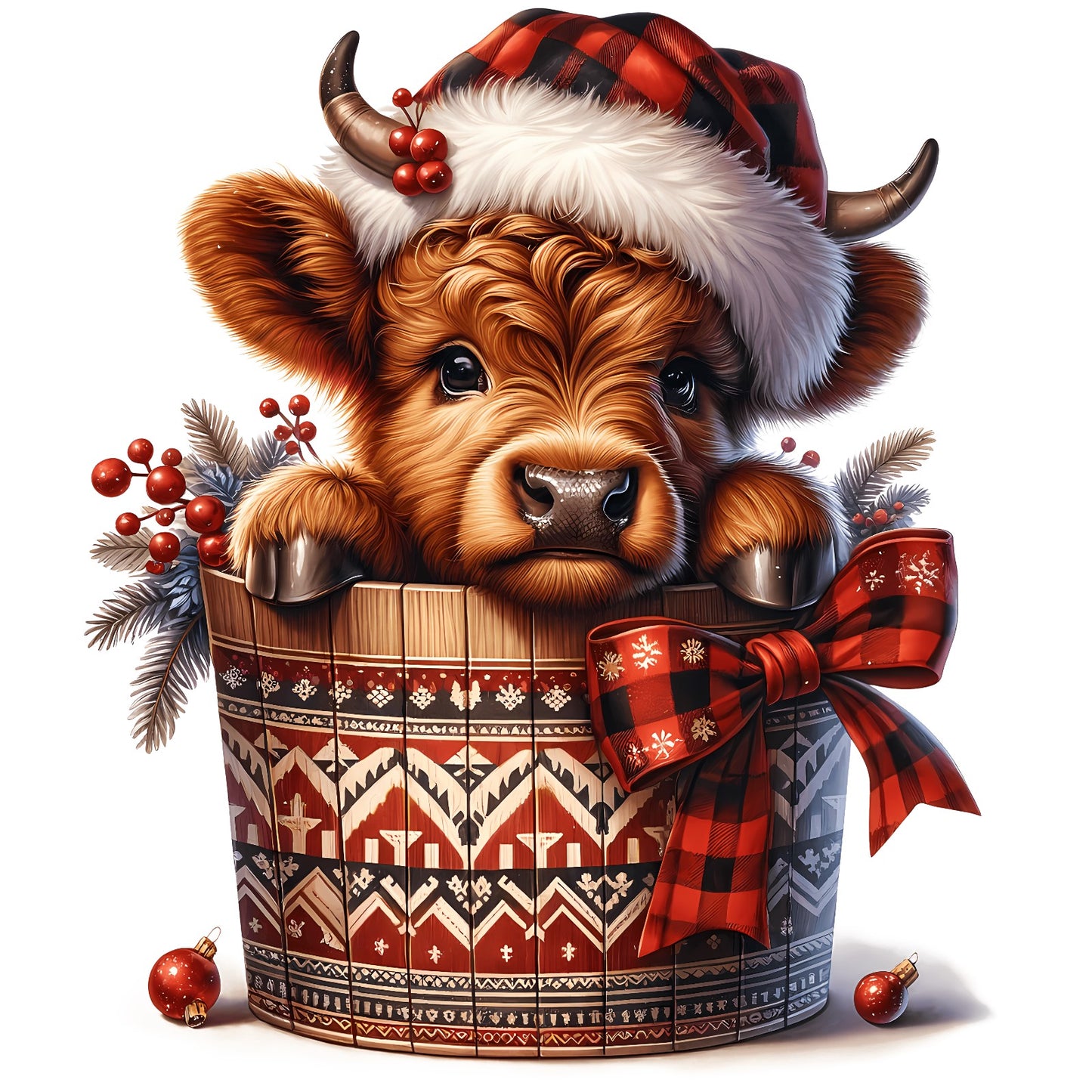 Weihnachtstiere Kuh#3