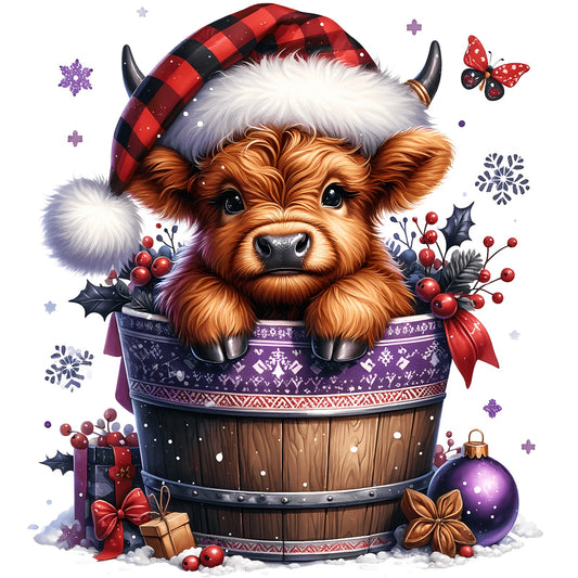 Weihnachtstiere Kuh#6