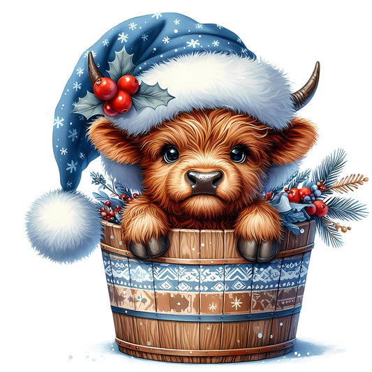 Weihnachtstiere Kuh#10