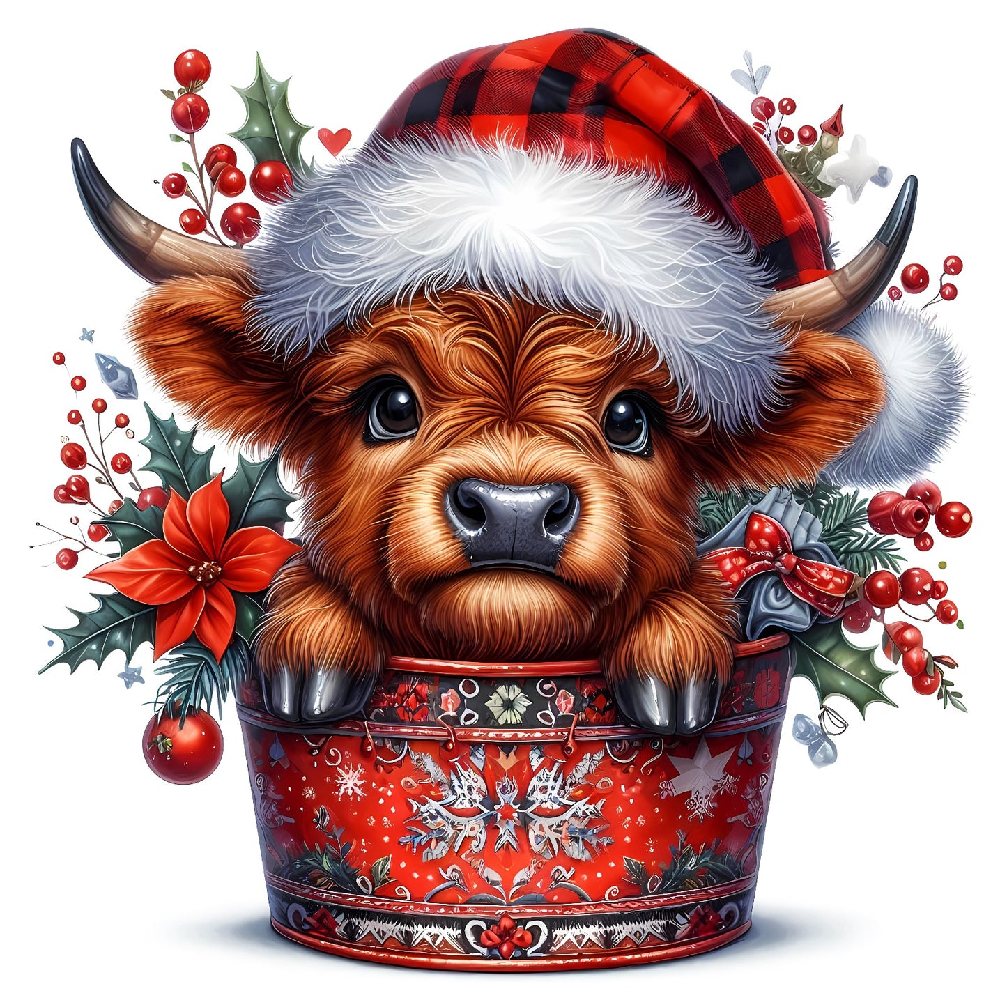 Weihnachtstiere Kuh#12