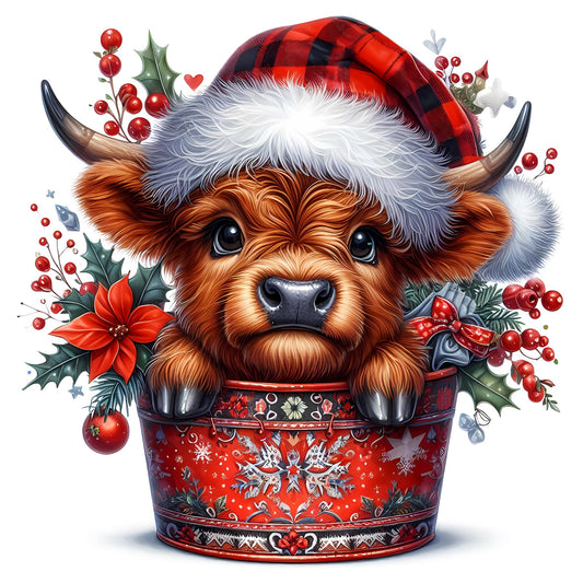 Weihnachtstiere Kuh#12