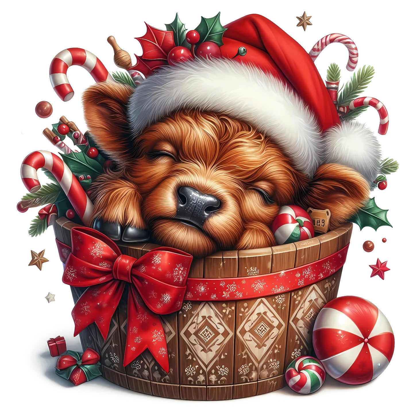 Weihnachtstiere Kuh#13