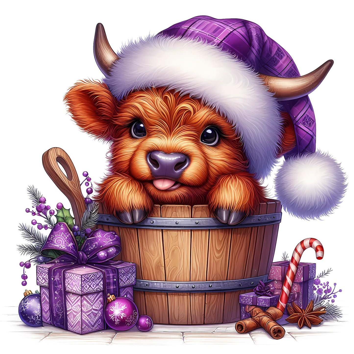 Weihnachtstiere Kuh#14