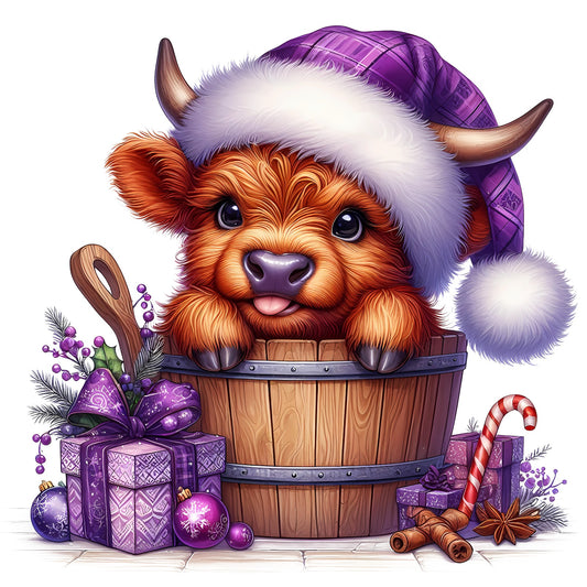 Weihnachtstiere Kuh#14