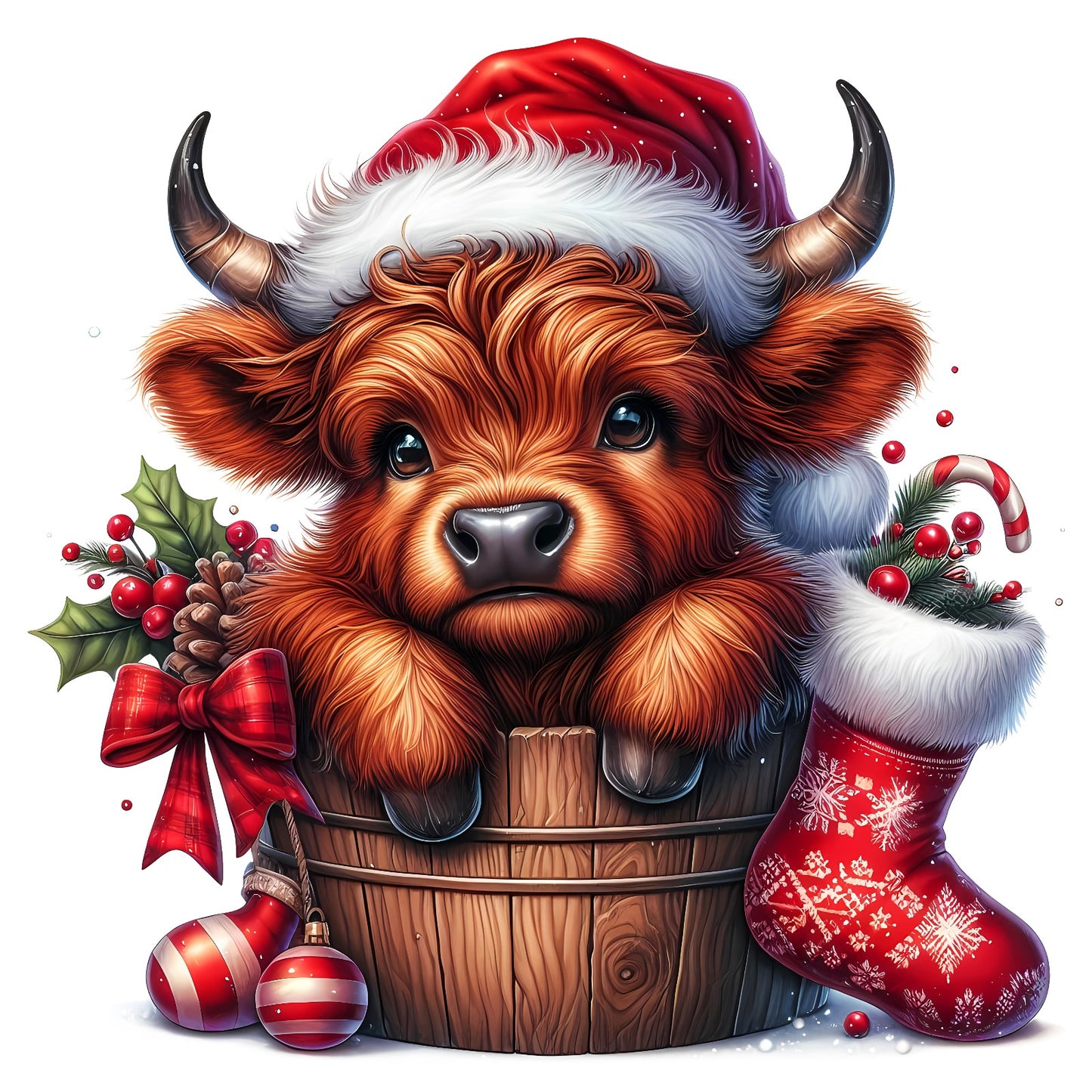 Weihnachtstiere Kuh#18