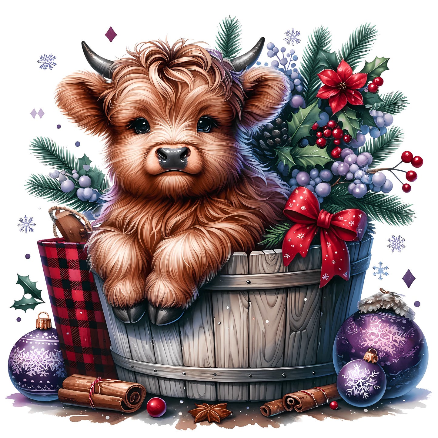 Weihnachtstiere Kuh#21