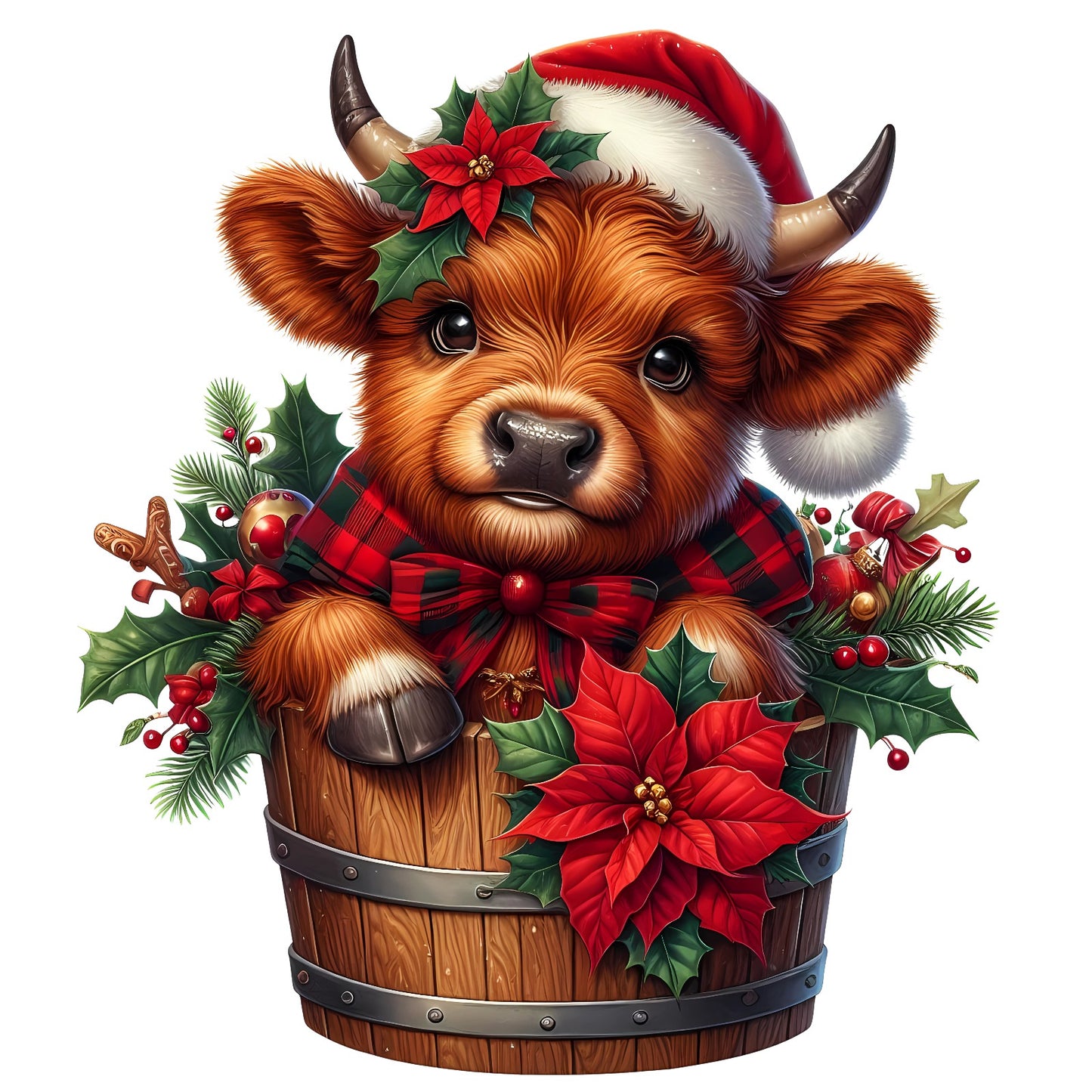 Weihnachtstiere Kuh#22